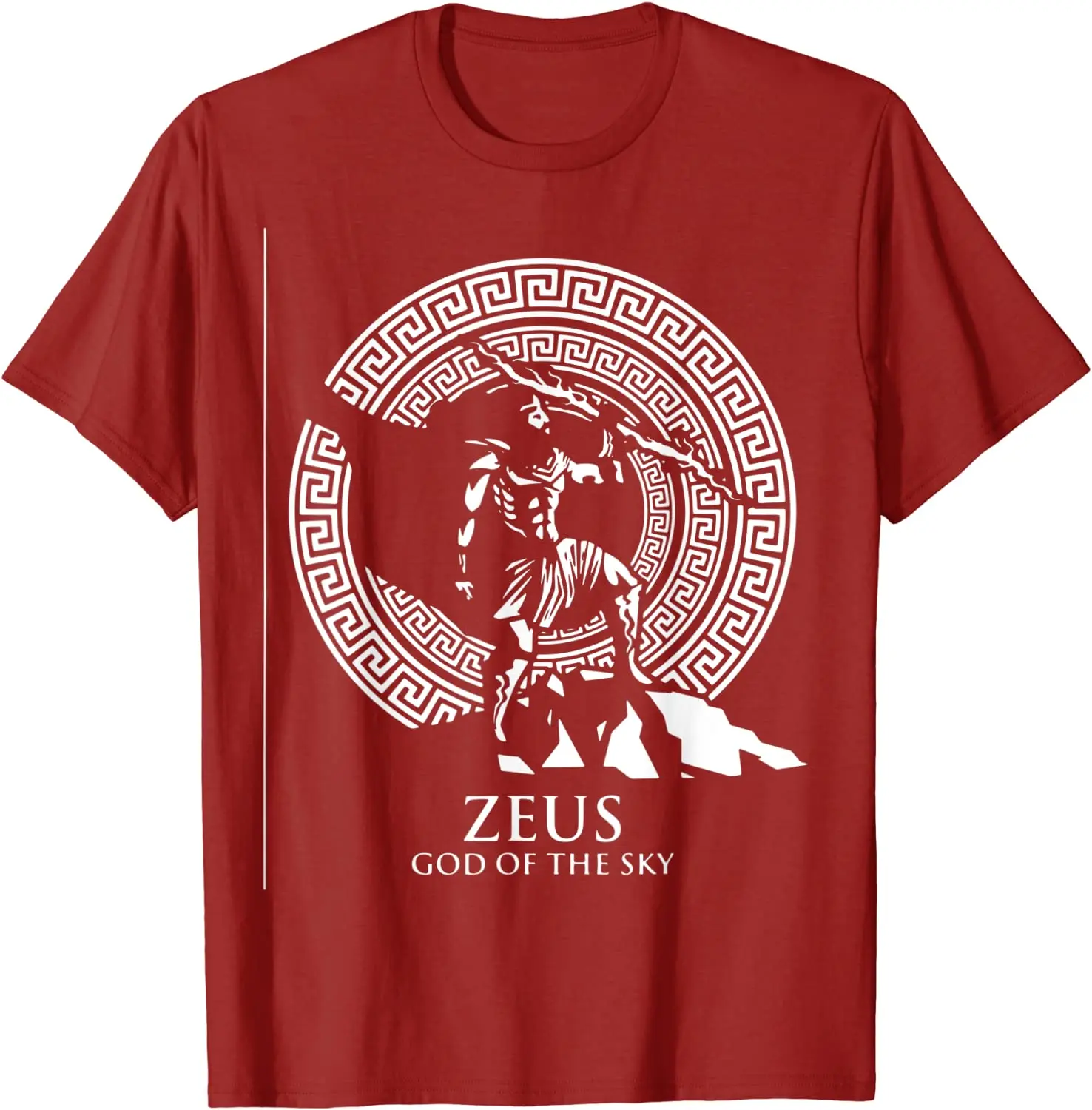 Greek Mythology TShirt Ancient Greece History Lovers of Zeus Men T-Shirt Short Sleeve Casual 100% Cotton O-Neck T Shirt