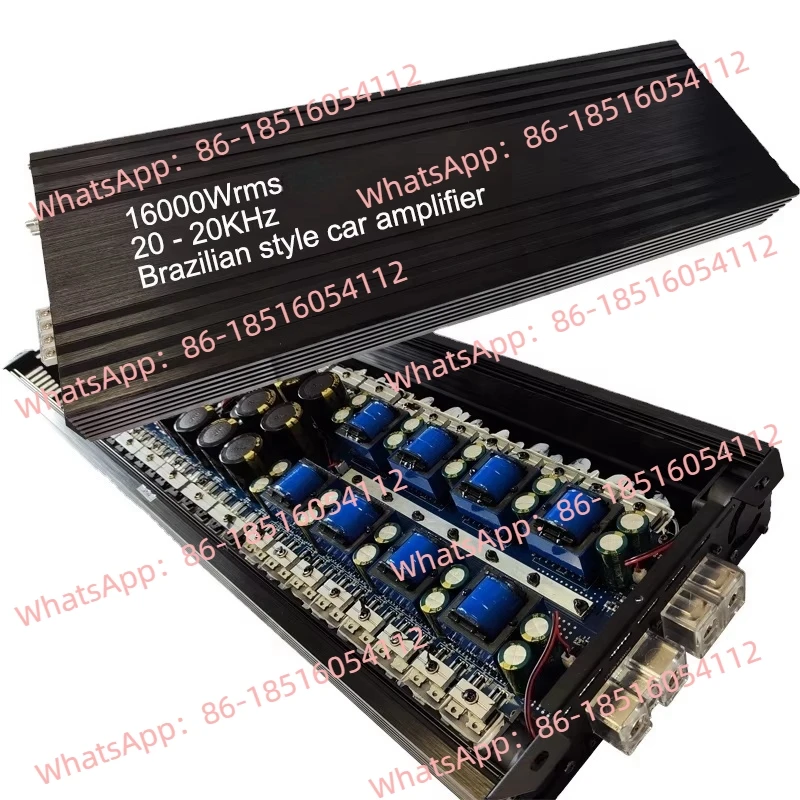 

AMP High-Power 16000 Вт Автомобильный сабвуфер класса D Моноблочный усилитель Бразильская схема Автомобильный усилитель мощности