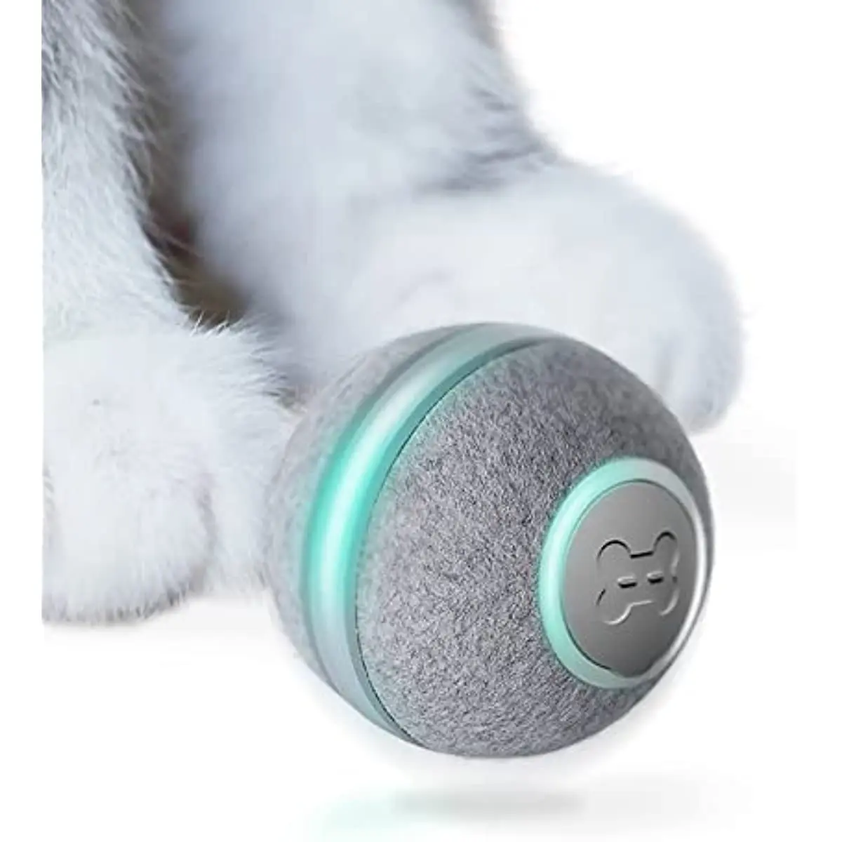 Smart Interactive Cat Toys Automatic Moving Bouncing Rolling Ball for Indoor Kitten Cat Pet Ball with Lights and Bell Pet Toys