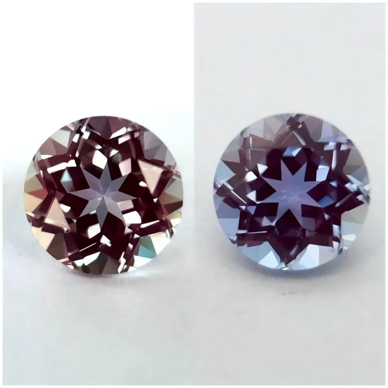 

Alexandrite Lab Grown Gemstone Change Color Stone DIY Charms Ring Necklace Earrings Main Materials Selectable with Certificate