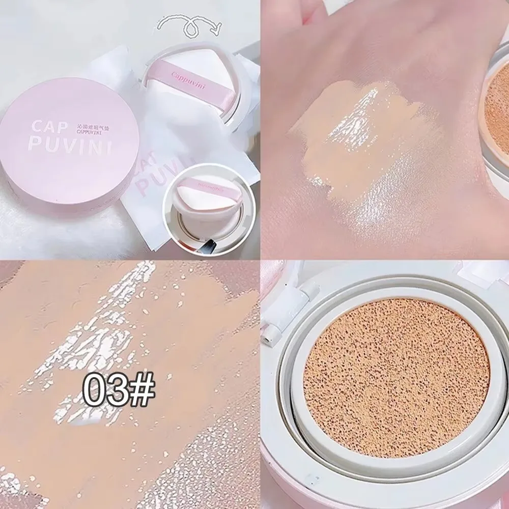 Naturalnie korektor poduszka powietrzna rozjaśniająca poduszka nawilżająca krem ​​BB kontrola oleju wodoodporny podkład w płynie makijaż twarzy