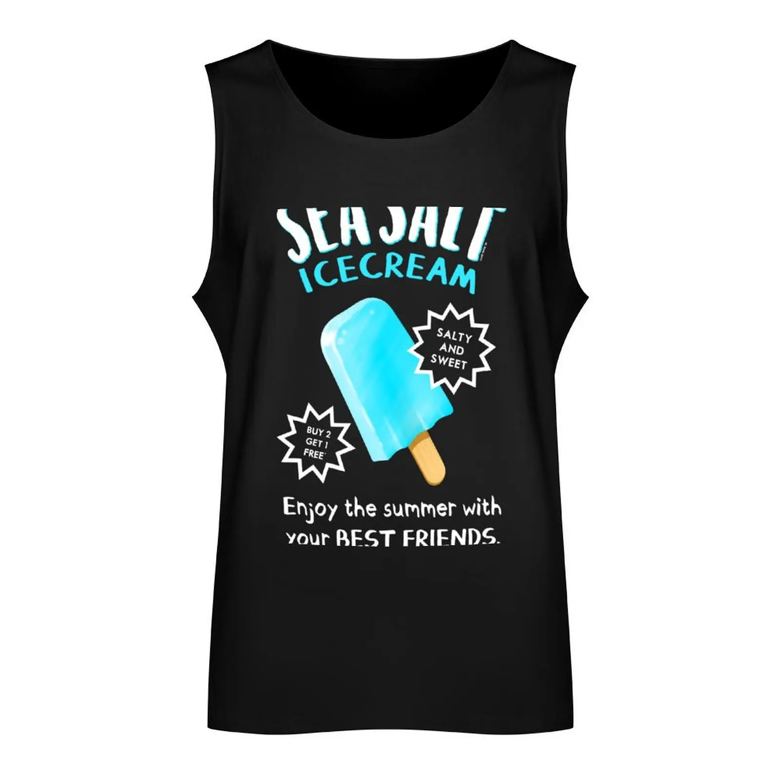 Sea Salt Ice Cream Tank Top vest men Gym t-shirt man