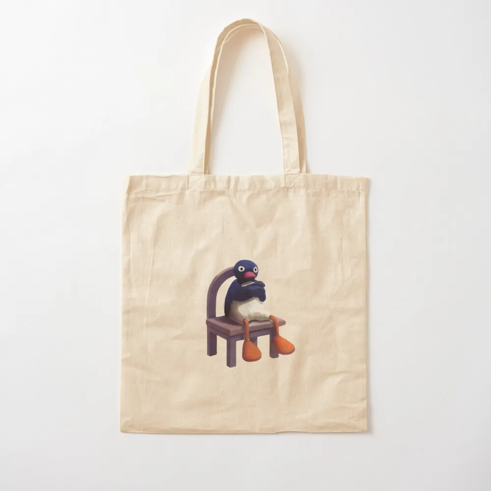 

Angry Pingu Tote Bag shopper bag woman personalized tote bag luxury women