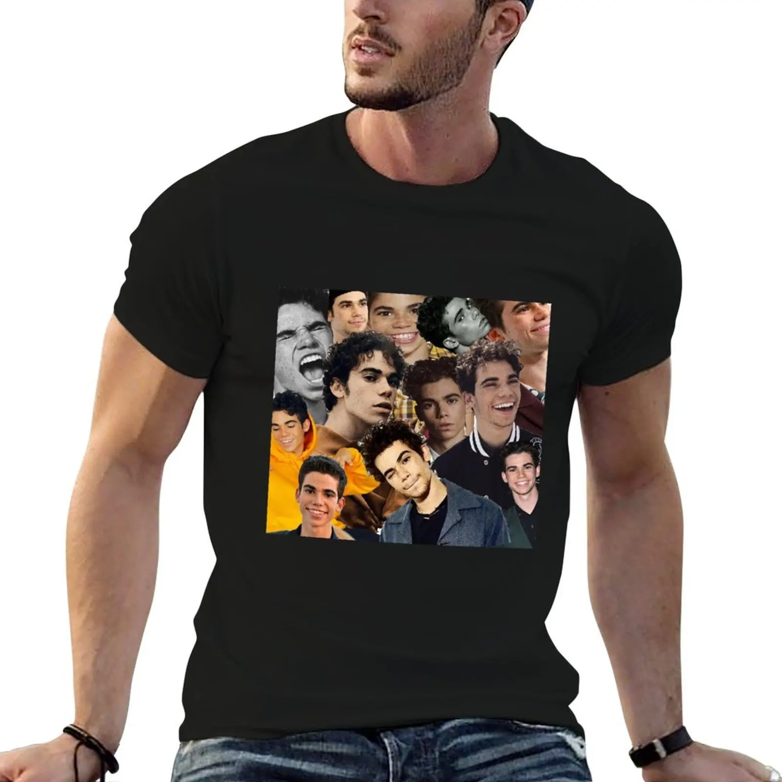 

Cameron boyce collage design 2019 T-Shirt t shirts for man pack white funny t shirts cotton T-Shirt