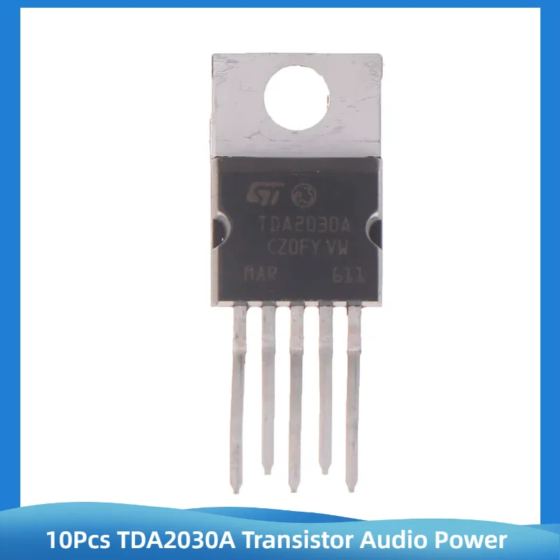 10 шт./компл. TDA2030A пятиконтактный транзистор 2030 аудио усилитель мощности частота транзистора 220 посылка