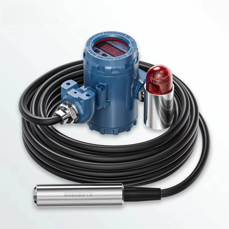 4-20mA Wired Explosion-proof Liquid Level Sensor IP68 Waterproof Probe Corrosive Sewage tank Liquid Level Transmitter