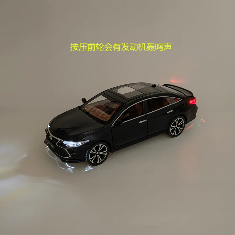 1:24 TOYOTA AVALON Alloy Car Model Diecasts & Toy Vehicles Metal Toy Car Model Simulation Sound and Light Collection Gift A566