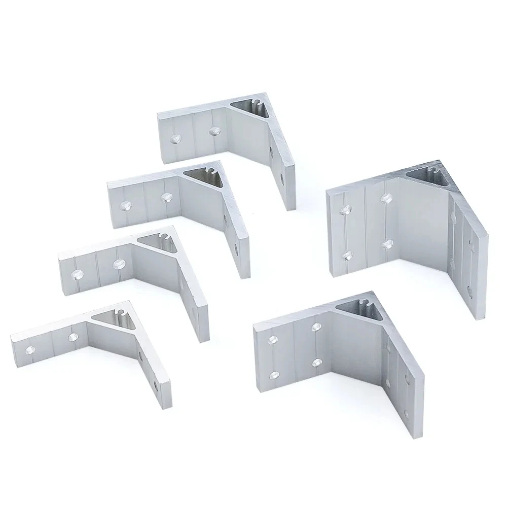 4Pcs 78x78mm 90 Degree Corner Bracket Joint Enhanced Angle Connector for 2020 3030 4040 4545 5050 6060 8080 Aluminum Profile view 4