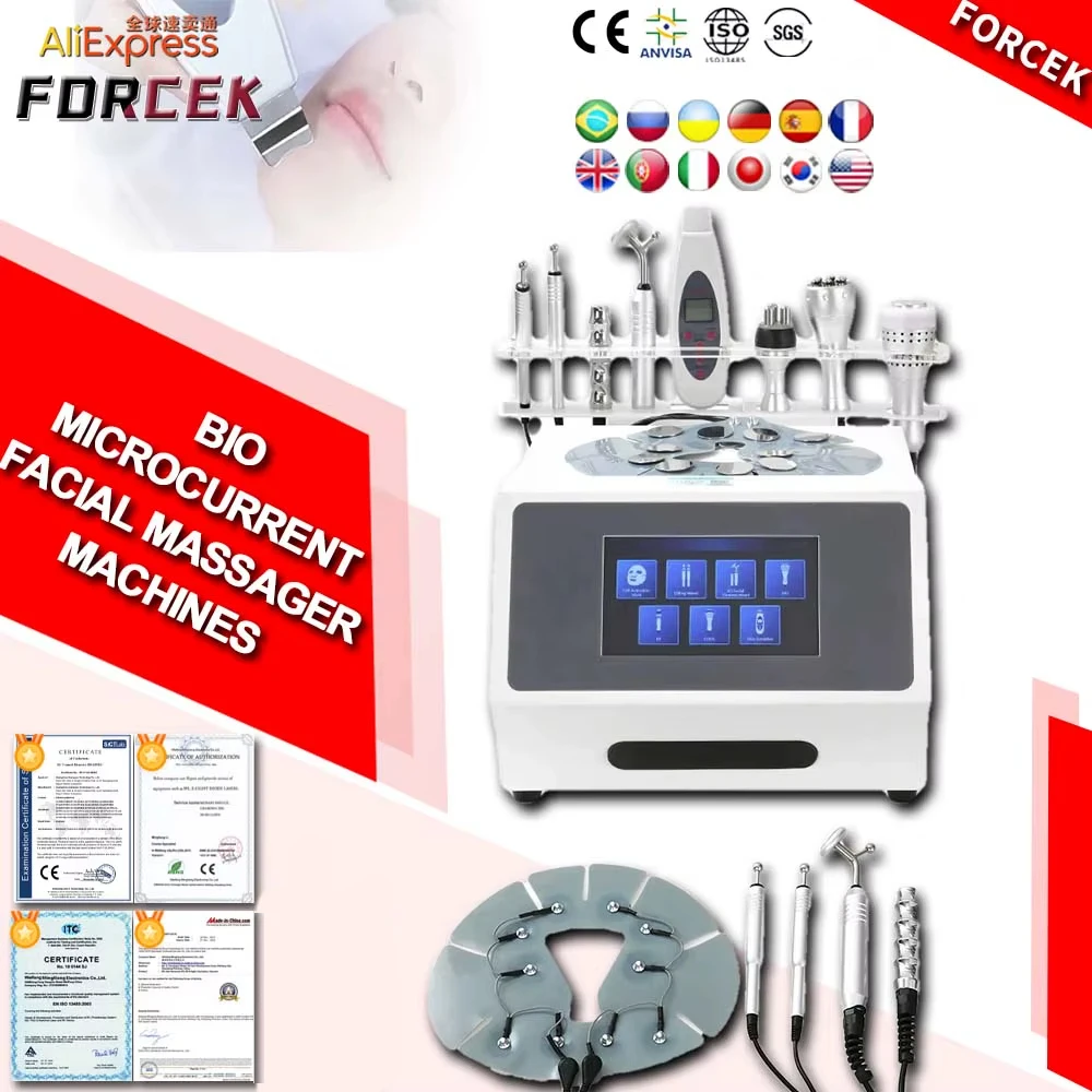 

Needle-Free Facial Comprehensive Machine Micro Current Cryotherapy Bio Microcurrent Facial Massager Machines Skin Tightening