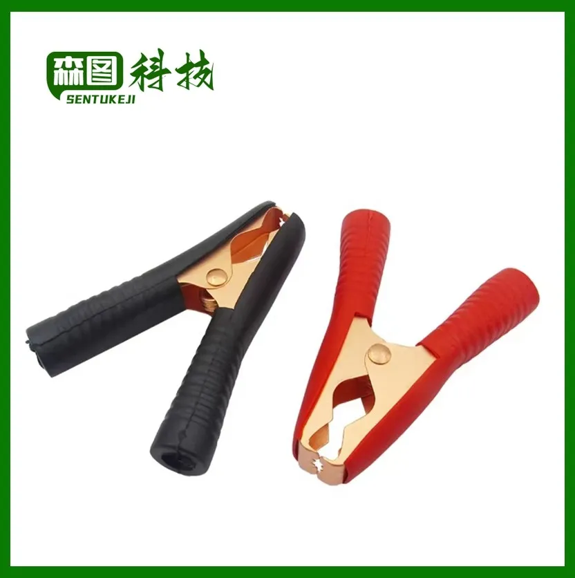 Hot Car Alligator Clips Battery Clamps Crocodile Clip 100A Red+Black