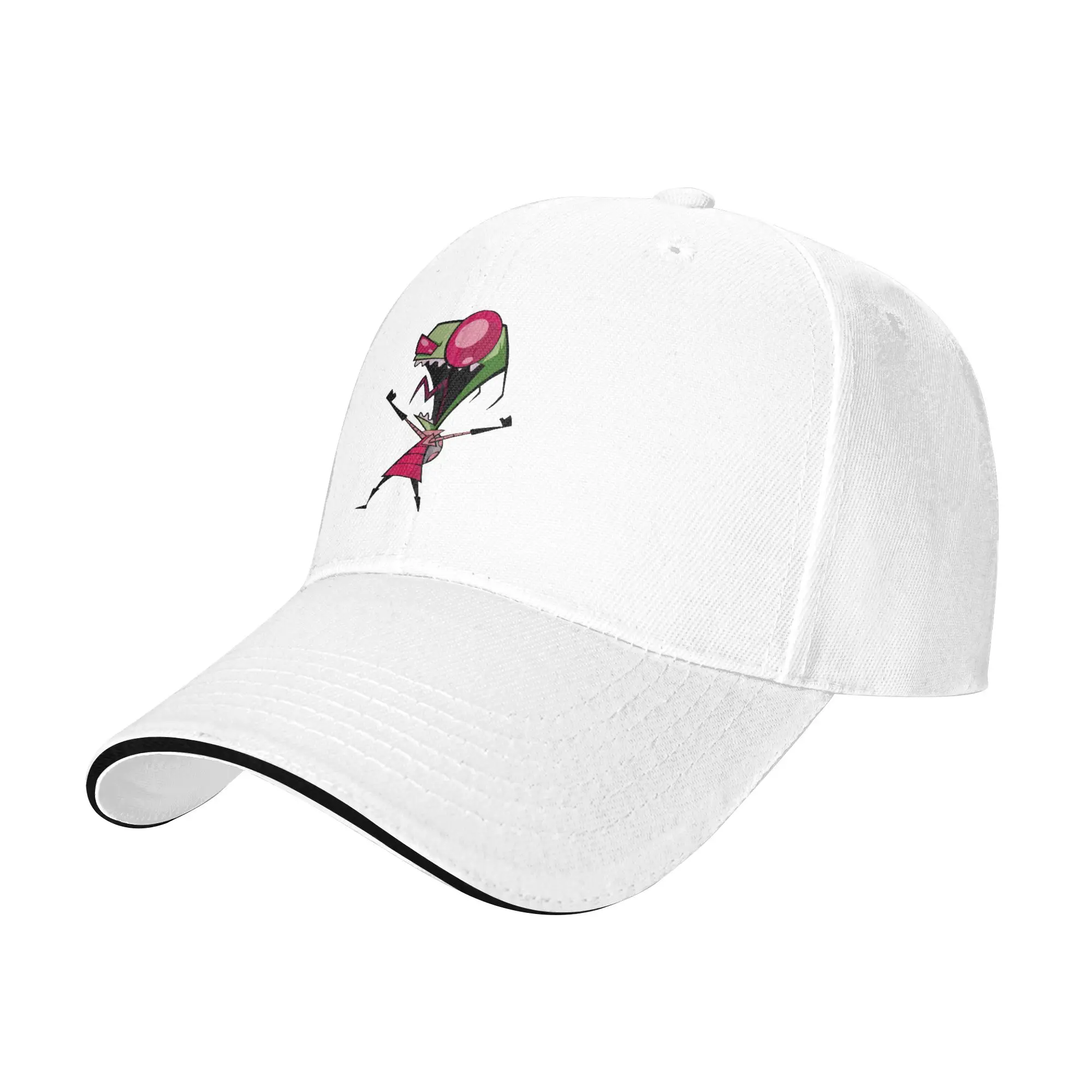 Invader Zim Cartoon Baseball Cap Hip Hop Characters Sandwich Caps Unisex Polyester Dad Hat Sport