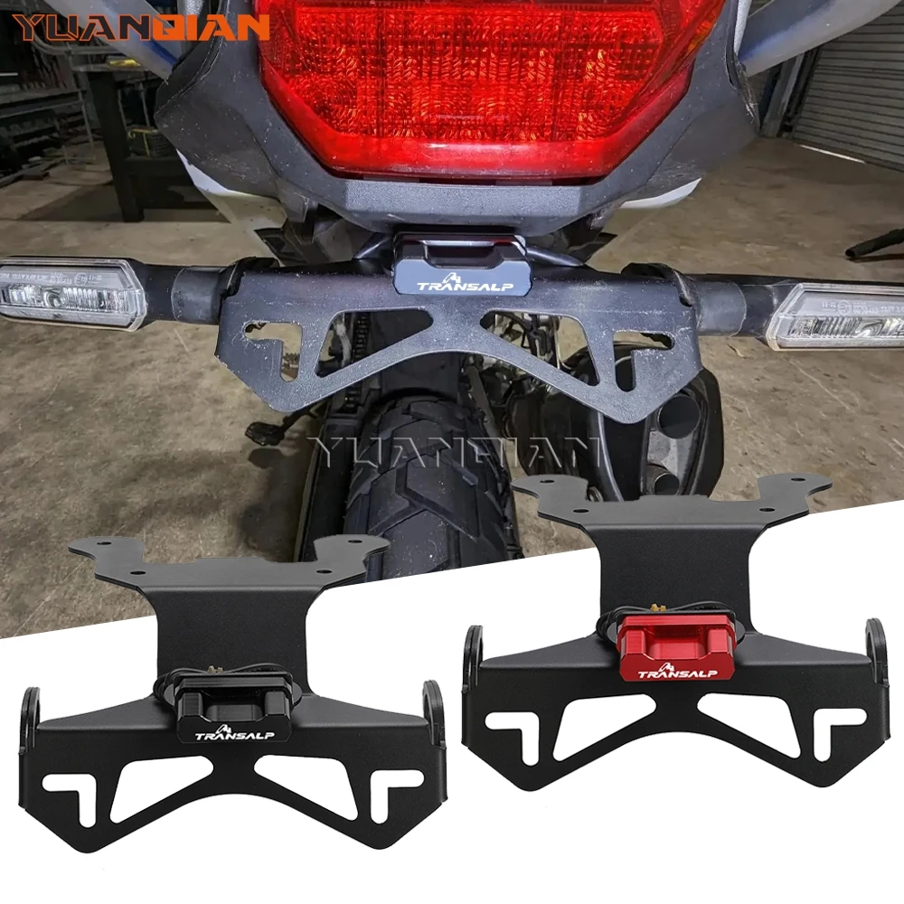 

For HONDA XL750 TRANSALP XL 750 2023 2024 2025 2026 Motorcycle License Plate Holder Bracket Rear Tail Tidy Fender Eliminator Kit