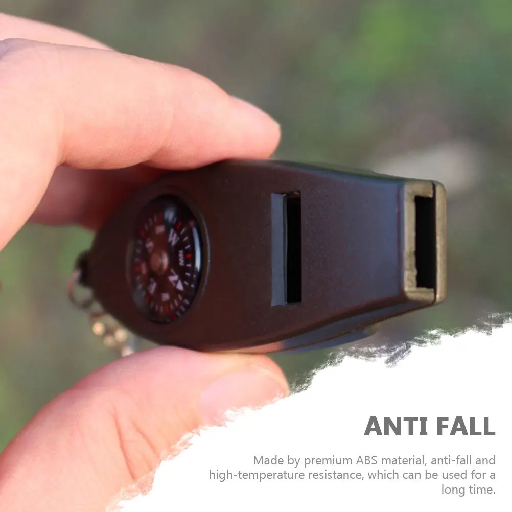 

2 шт. многофункциональные свистки для выживания на природе, портативные компасы, термометры, лупы, снаряжение для походов и альпинизма, аварийное снаряжение