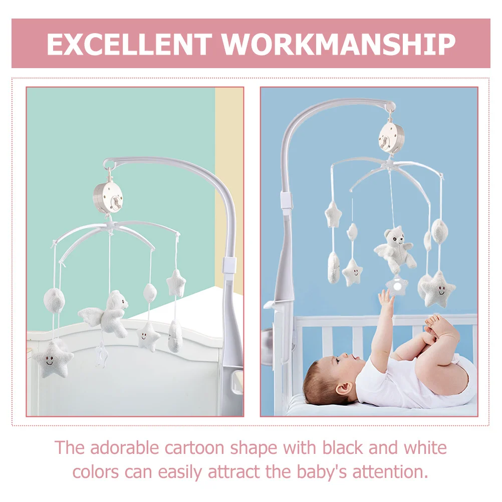 Kinderbedje Mobiel Muziek Wieg Mobiel mobiel voor wieg Babyshower Geschenken Babymuziekspeelgoed