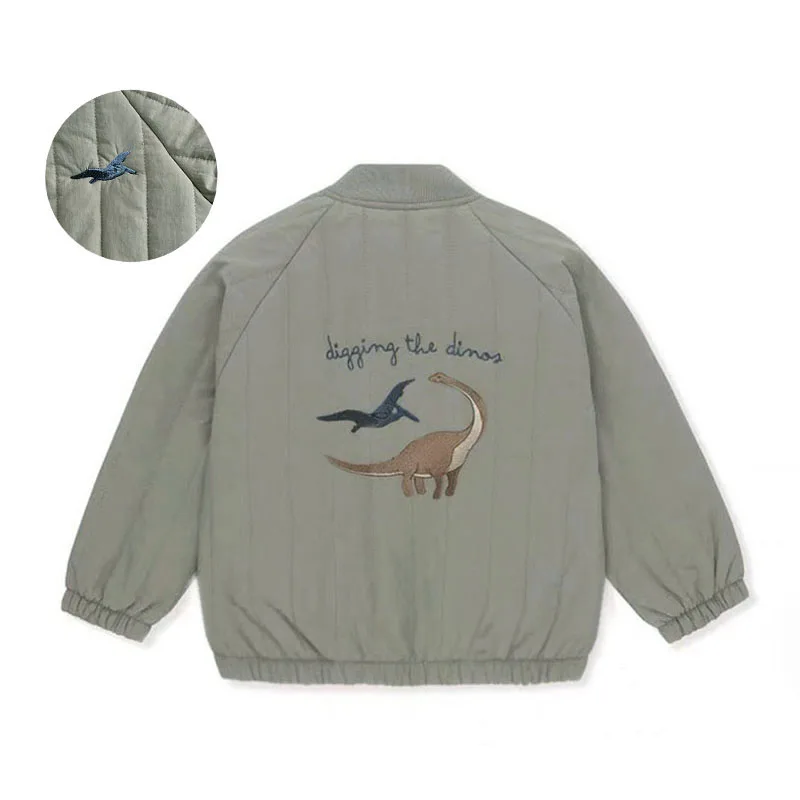 Peuter Baby Jongen Meisje Jassen Lente Herfst Lange Mouw Borduren Fleece Katoen Kinderjassen Bovenkleding Kinderkleding