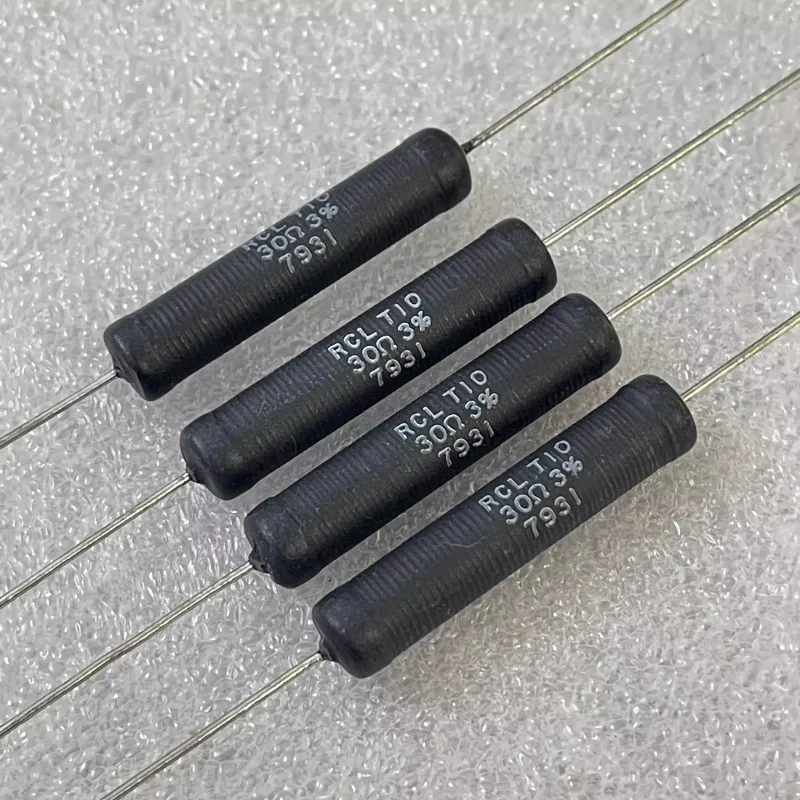 

10PCS/American Winding Resistor 30 Ω 10W 30R 30 Ohms Accuracy 3% Fever Winding Audio Resistor