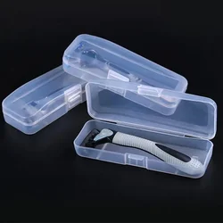 Full Transparent Plastic Case Razor Boxes Men Universal Shaver Storage Box High Quality Handle Box Eco-Friendly PP Shaving Box