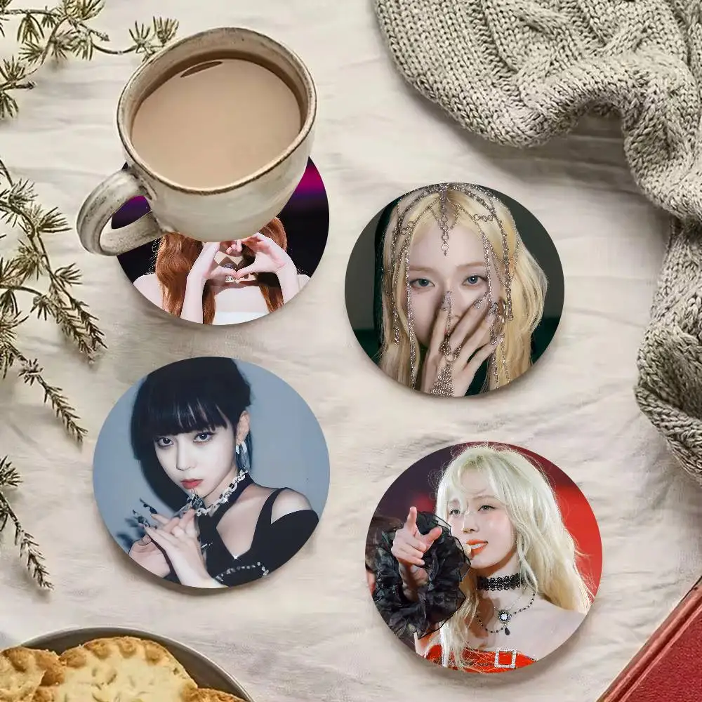 kpop Winter Coaster Non-Slip Heat-Resistant Fun Dining Table