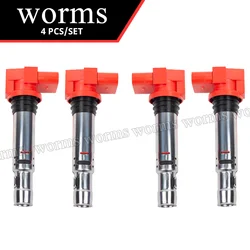 Worms Ignition Coil 036905715F High Performance For VW Golf 1.4 TSI VW Polo Jetta 1.6 FSI Tiguan 4pcs set 코일