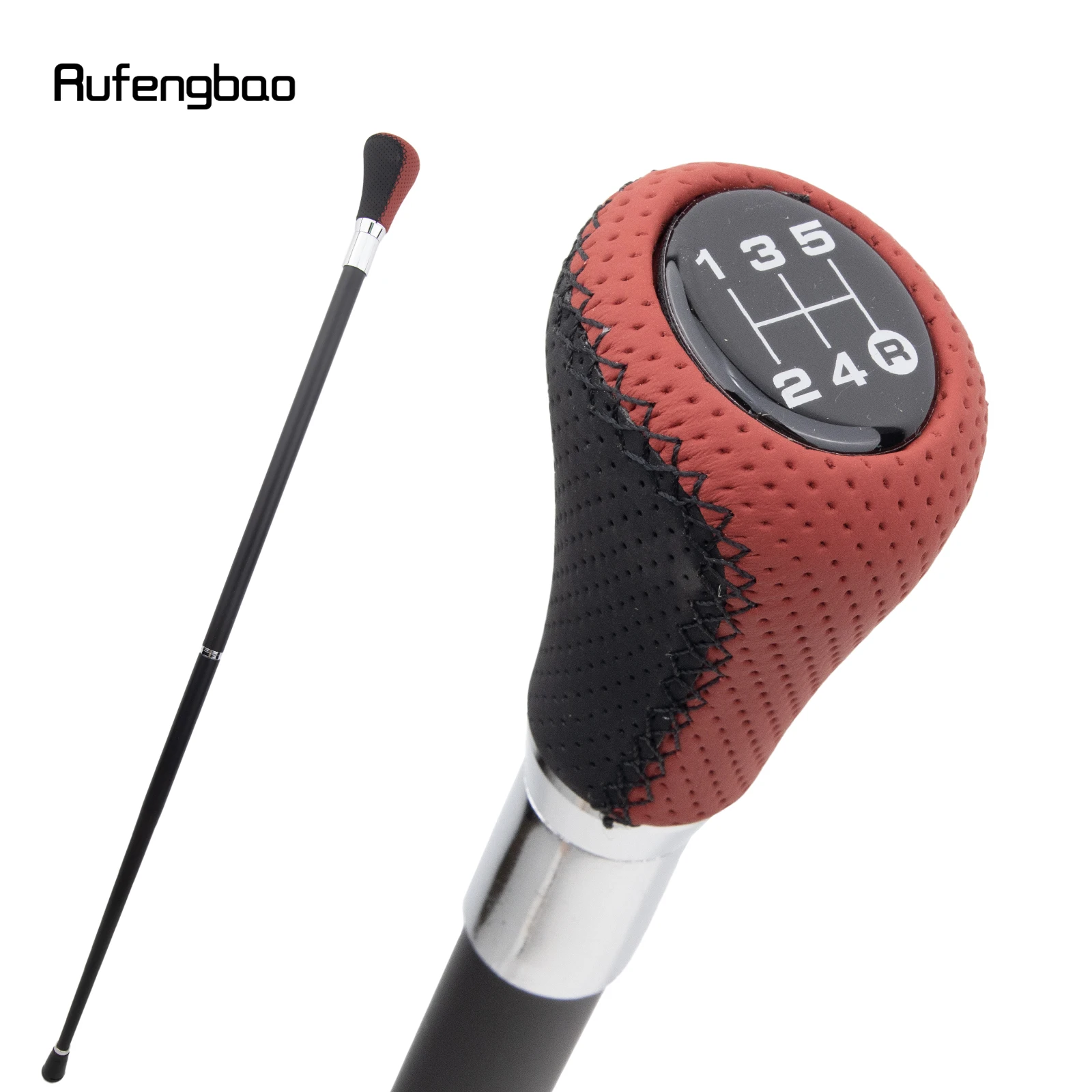 黒赤番号銀杖ファッション装飾杖紳士エレガントコスプレ杖クロシエパフォーマンスステージ杖93cm