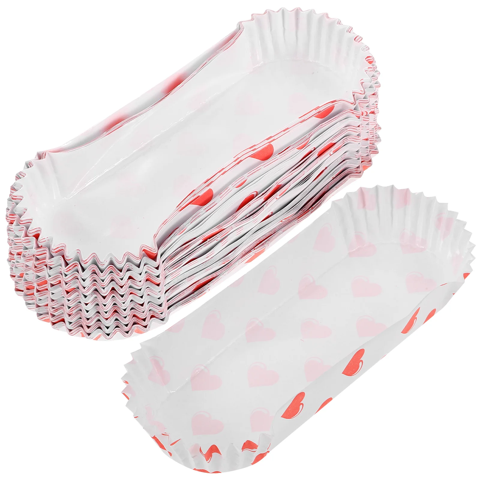 

200pcs Cake Base Cups Eco-friendly Baking Paper Cups for Muffins Cupcakes Hot Tray Non-stick Ramekin Parties Weddings