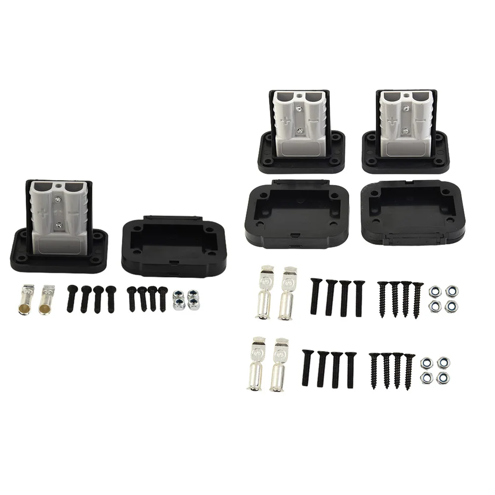 50A For Connector Flush For Caravan Ships Yachts In-Line Panel Bracket Mount Brackets Panel Cover Panel Bracket
