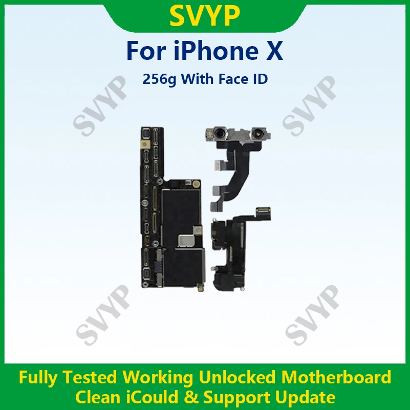 IPhone XS Max, 100%,Xr用の完全にテスト済みのマザーボード