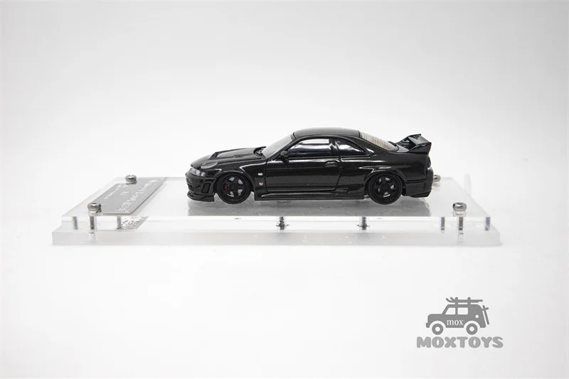 Focal Horizon FH 1:64 Skyline GT-R R33 Nismo 400R Full Carbon Black Limited999 Diecast Model Car