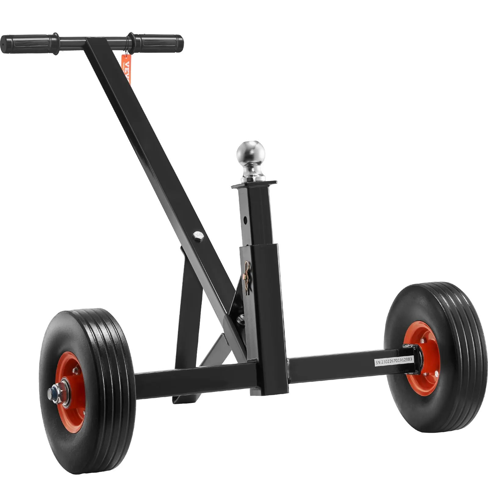 

Adjustable Trailer Dolly, 600lbs Tongue Carbon Steel Trailer Mover Manual Trailer Dolly Ideal For Moving Car RV Boat Trailer