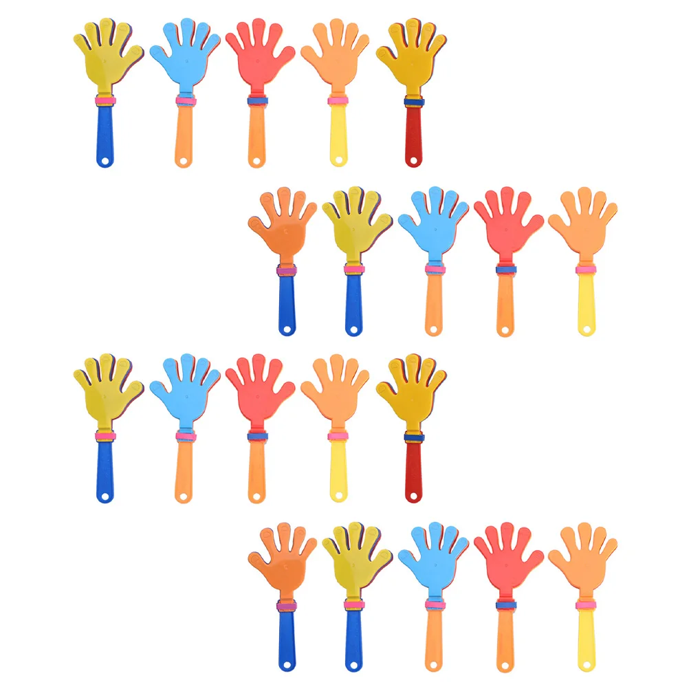 

20 Pcs Children’s Toys Palm Clap Party Concert Props Kids' Plaything Hands Clapping Plastic Palms