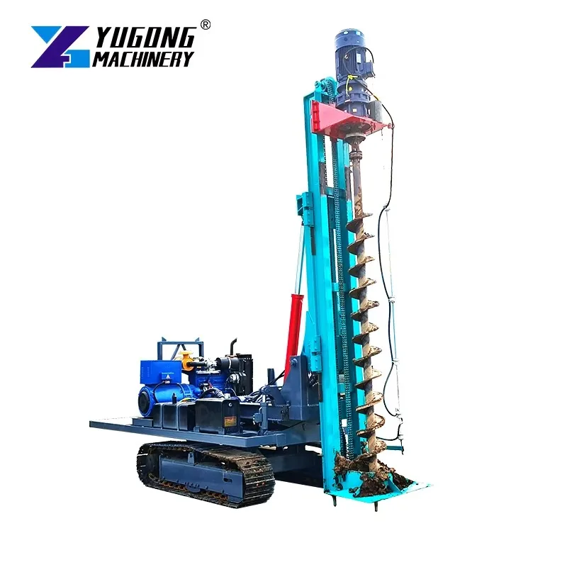 Powerful Screw Pile Driver Hydraulic Piling Equipment for Photovoltaic Pile Driving and Installation