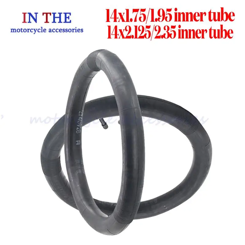 

Новый прямой клапан 14x1,75/1,95 14x2,125/2,35 внутренняя трубка, подходящая для шин, аксессуары для электрических велосипедов