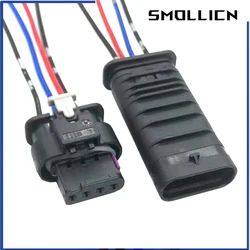 1 Set 4 Pin 1-1718645-1 TE Auto Wire Harness Plug For AUDI VW Car Fuel Injector Intake Pressure Sensor Nitrogen