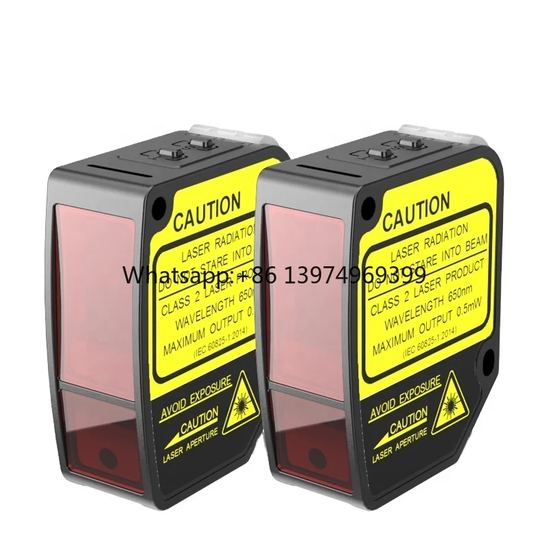 PDB series 50mm sensing RS485 12V 24V DC distance laser displacement sensor