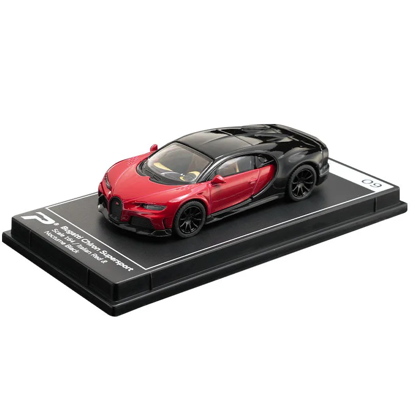 ملصق سيارات محاكاة 1/64 تشيرون Supersport نموذج سيارة لعبة معدنية سيارة الأطفال الصبي هدية جمع هواية مصغرة Voiture