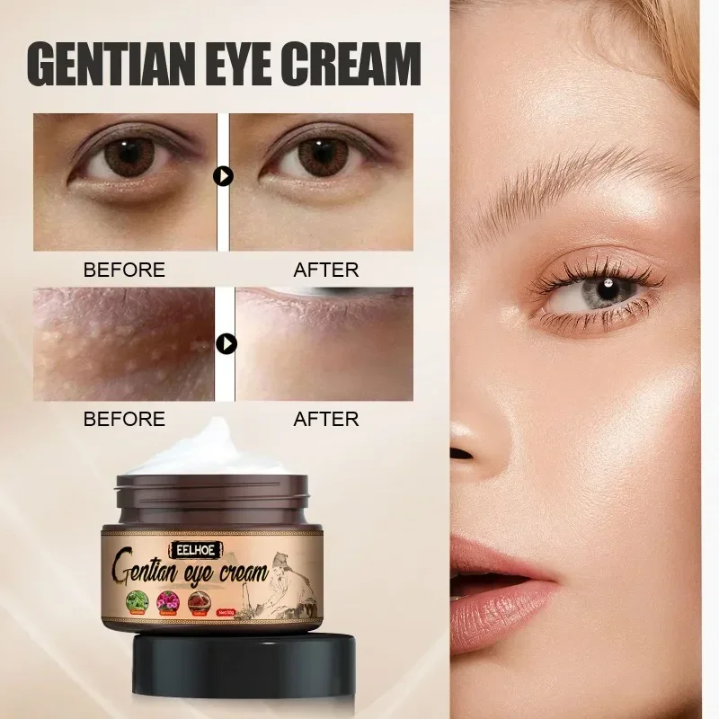 Moisturizing Anti-puffiness Eye Serum Women Remove Dark Circles Fine Lines Fat Particles Eye Cream Fast Reduces Eyes Bags Cream