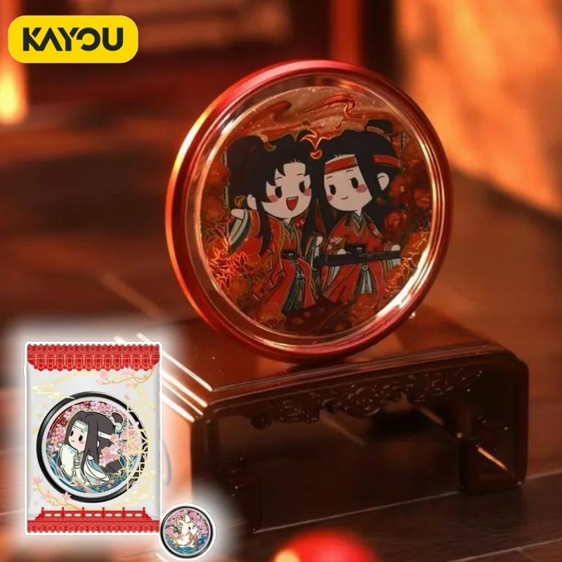 Genuine KAYOU Grandmaster Of Demonic Cultivation Double Sided Metal Badge Vol 1 Anime Collectible Badge Desktop Decor Gift