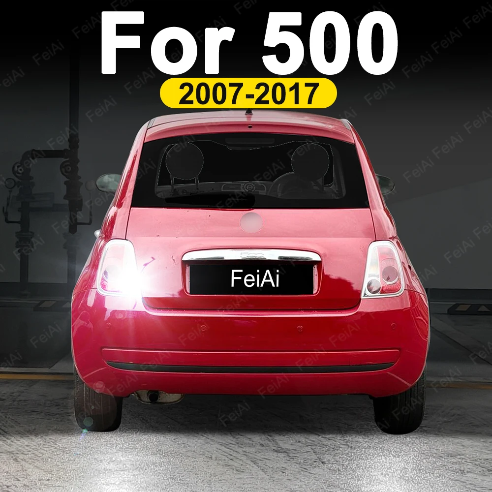 

For Fiat 500 LED Reverse Light Bulb 2007 2008 2009 2010 2011 2012 2013 2014 2015 2016 2017 500 Accessories LED Reversing Lights