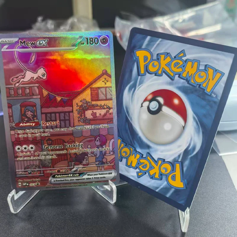 Kartu Diy Pkm Ptcg Kartu Ptcg Bahasa Inggris Kartu Rating Scarlet Violet Paldean Fates Gardevoir Ex 233 Mew Ex 053 Roaring Moon 162 Kartu Anime