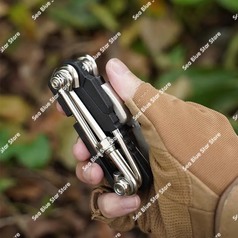 

Multifunctional Bicycle Tools EDC Combination Wrench Tire Skid Bar Cut Chain Bicycle Repair Outdoor Riding Tools