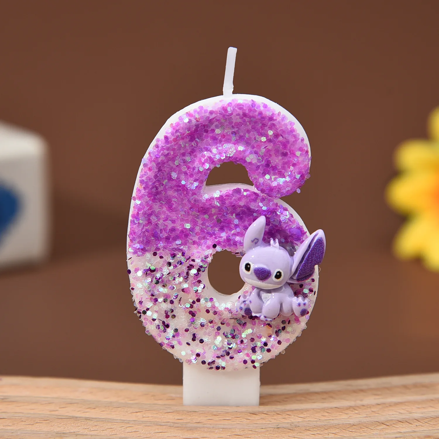 

1pcs Lilo & Stitch 0-9 Number Candle Cartoon Stitch Character Party Cake Plug-in Birthday Cake Decoration Christmas Kids Gift