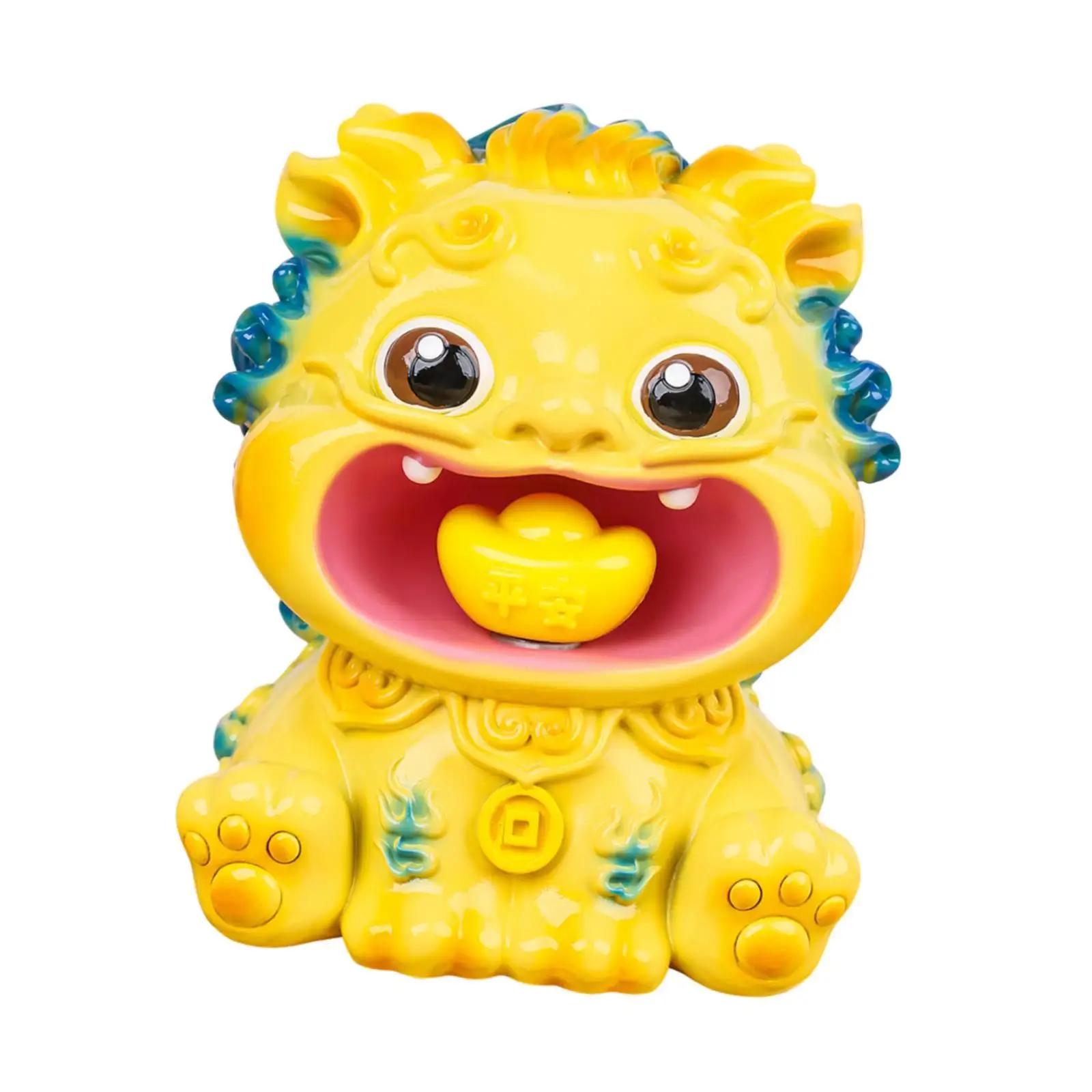 Fengshui Pixiu Statue Animal Figurine Ingot Decorative Souvenirs Gift Ornament