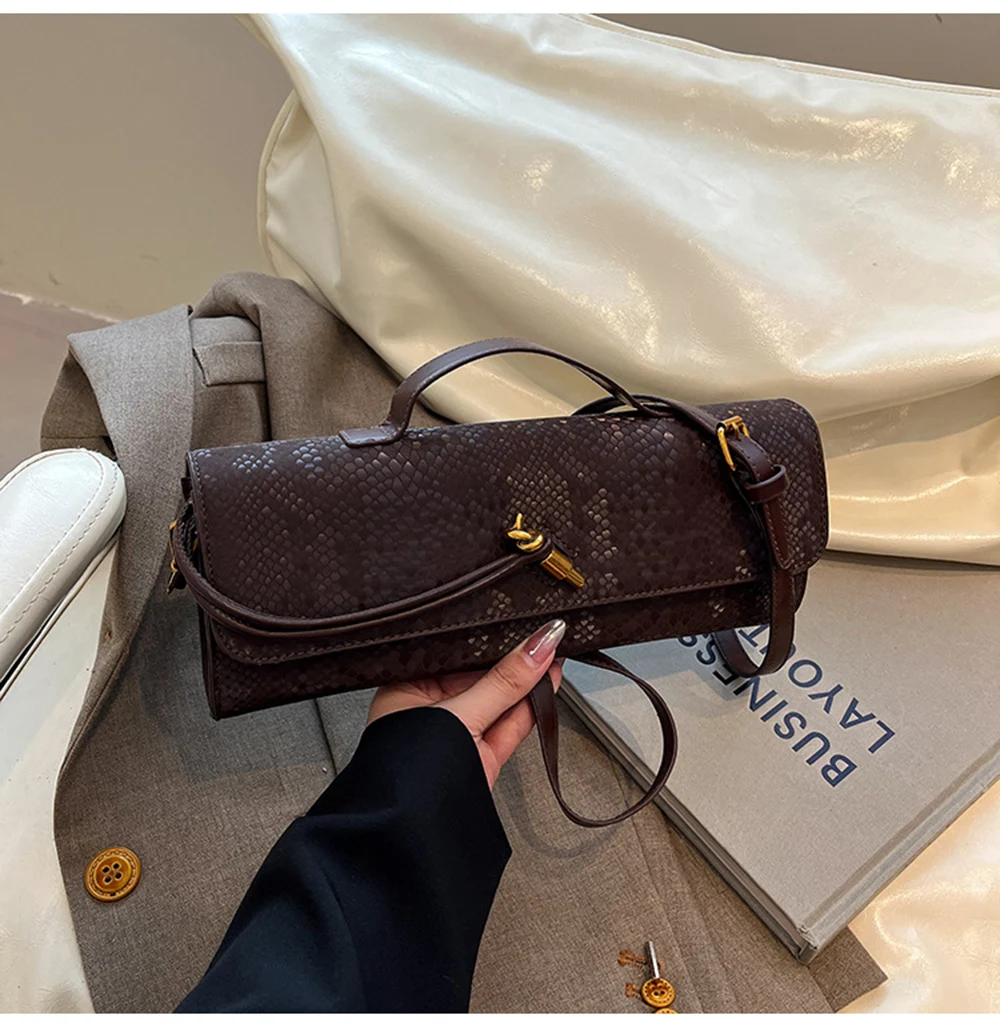 

Горизонтальный женский вечерний квадратный клатч 2022, ретро-сумка с каменным узором, высококачественная сумка из искусственного материала, модная сумка для подмышек