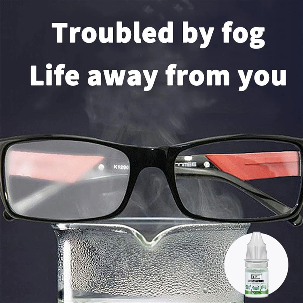 20ml HGKJ Anti-Fog Glasses Spray Pre-moistened Antifog Lens Defogger For Eyeglasses Sunglasses Goggles Helmet Prevent Fogging