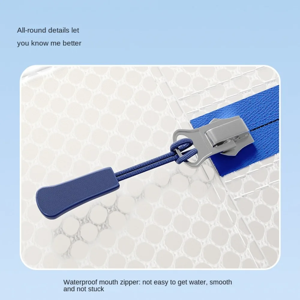 

Dry Sacks Waterproof Storage Bag Transparent Zipper Swimming Waterproof Dry Bag High Capacity Mesh