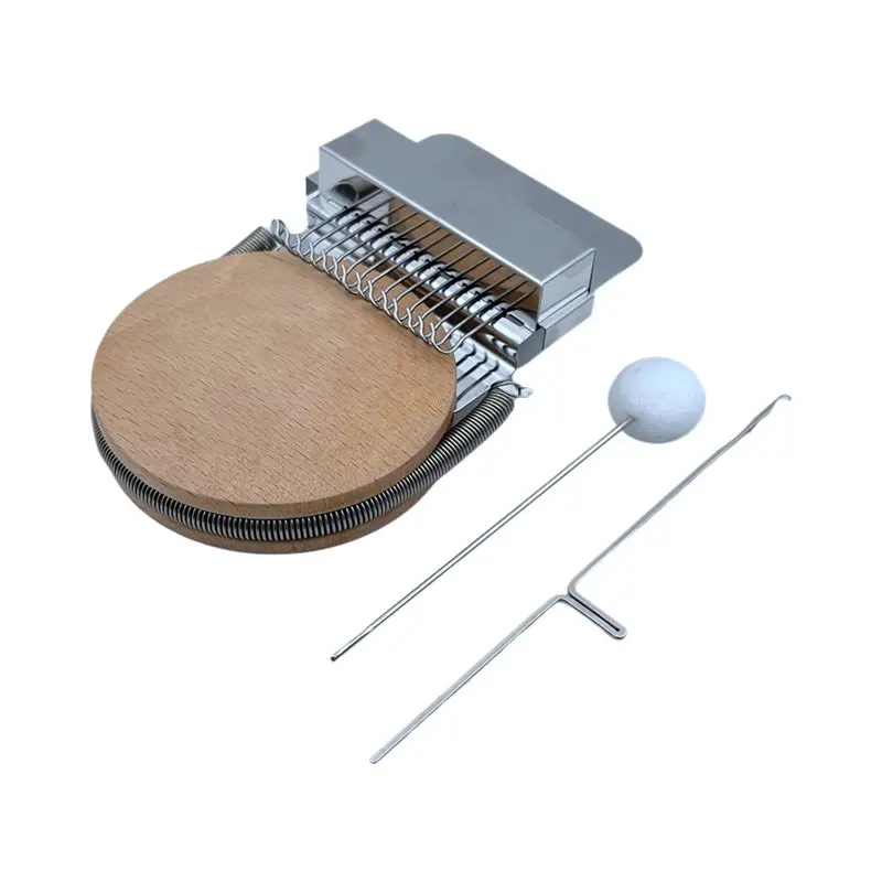 

A64Z Knitting Patch Kit 14 Needles, Hand Knitting Wooden Speed Weave Tool, Portable Darning Loom For Beginners