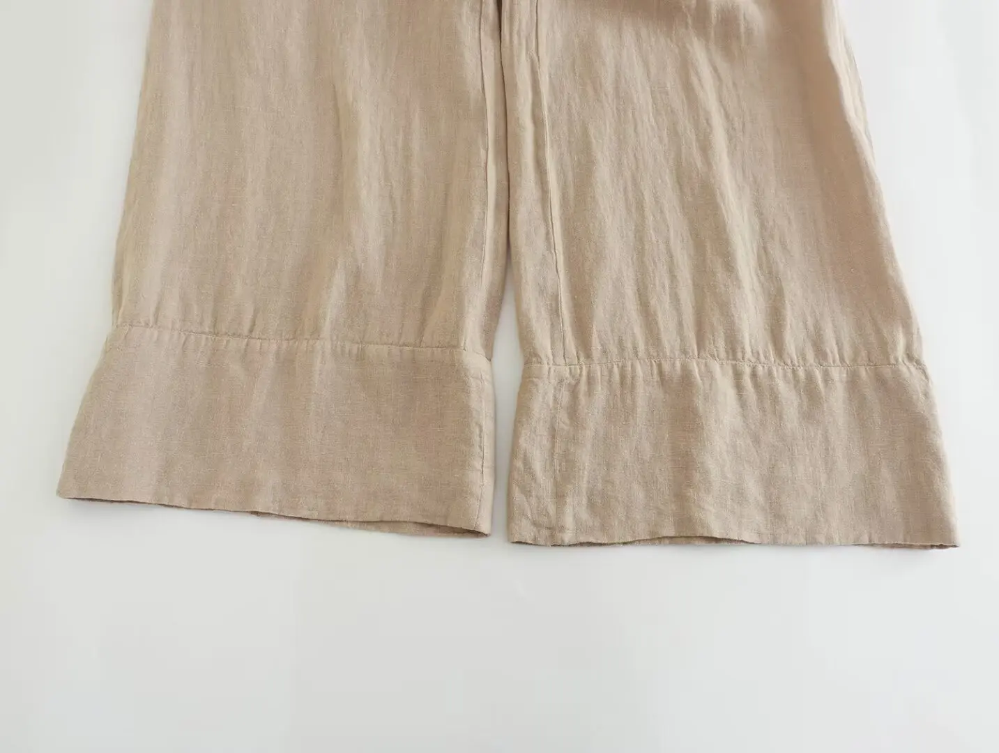 Maxdutti Pantalon Femme Trousers Women Summer French Minimalist Pants Women Loose Fitting Casual Drawstring Wide Leg Pants