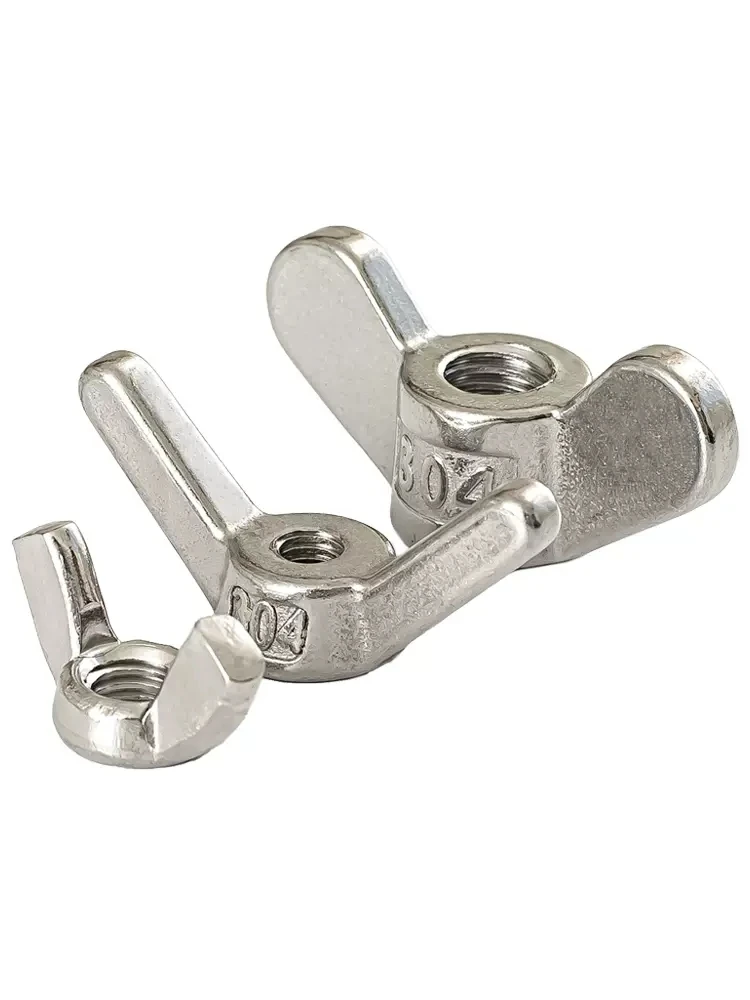 BFEN004 M4-M20 Forged Stainless Steel 304 or Marine 316 Heavy Duty Butterfly Wing Nuts