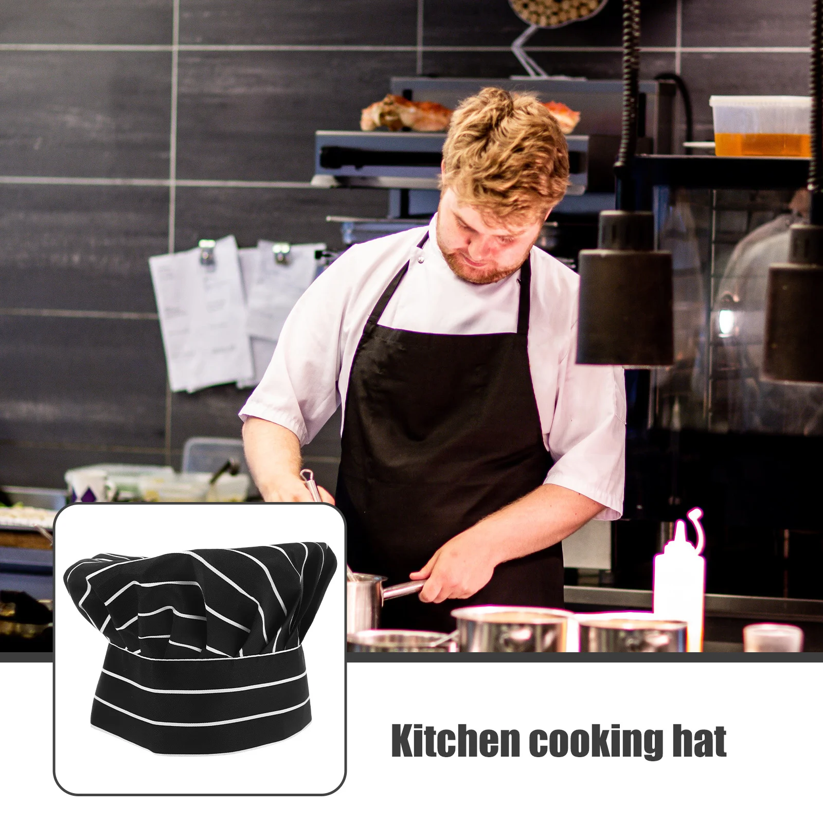 Koksmuts Volwassen Unisex Kookhoed Voor Keuken Restaurant Bakkerij Bakkap Werkuniform Lichtgewicht Haarbedekking