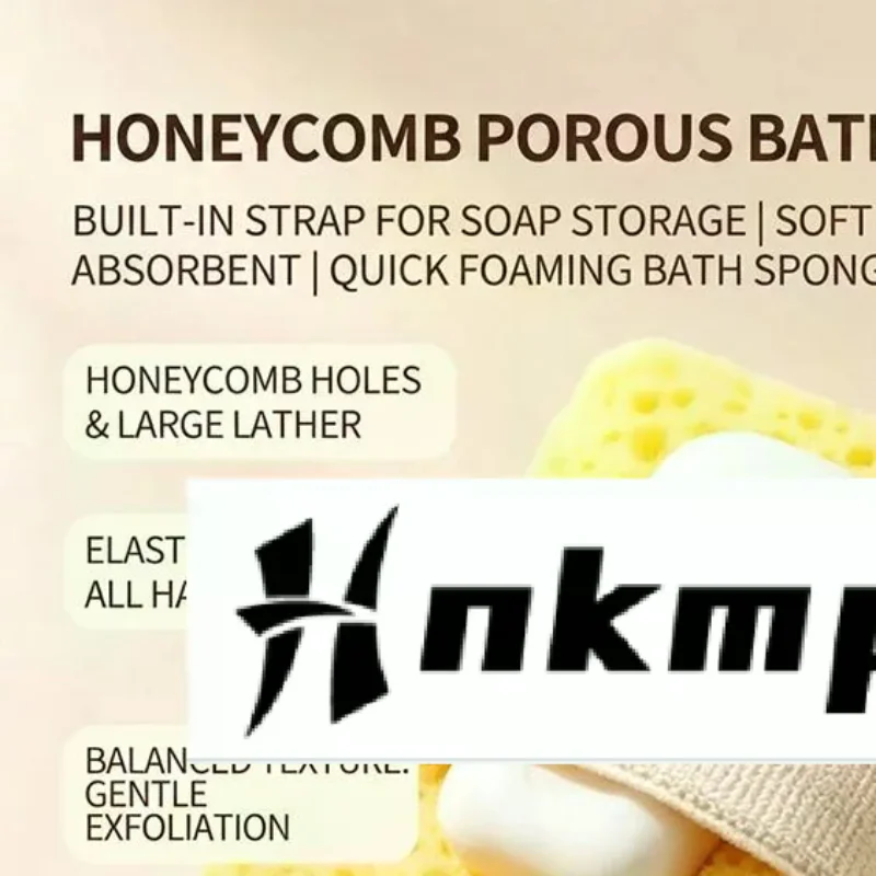 2Pcs Ultra Soft Texture Bath Sponge Rich Foaming No Loose Fibers Body Scrubber Multi-use Shower Foaming Tool Gentle Exfoliation